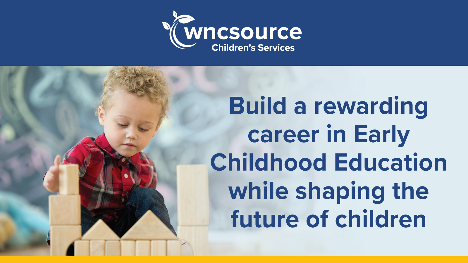 Build a rewarding career in Early Childhood Education
